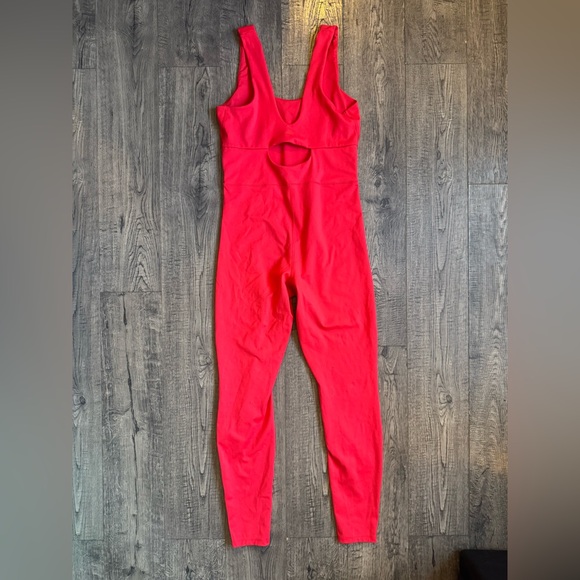 All In Motion Target Red Full Body Jumpsuit- Size Medium - Picture 6 of 9